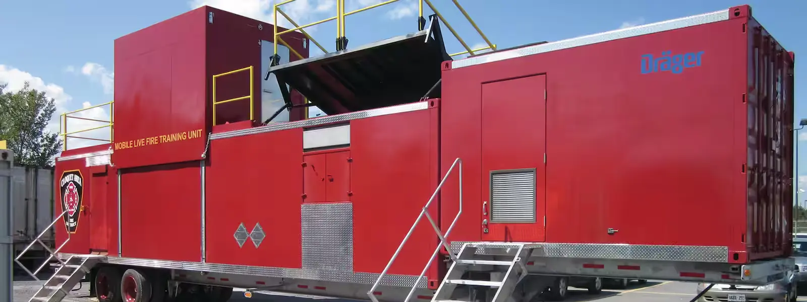draeger mobile live fire training unit containerized mlftu c fire simulation systems 16 6 D 57043 2012 Mobile Live Fire Training Unit Containerized (MLFTU-C)